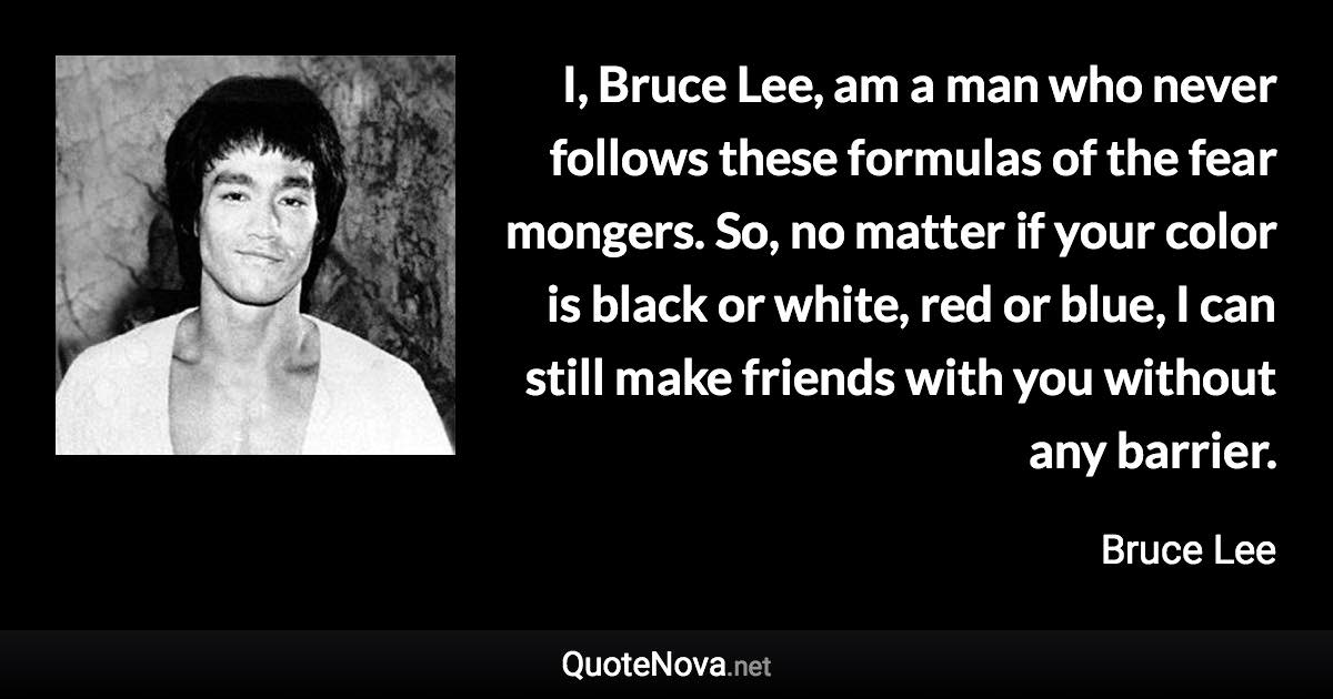 bruce lee fear