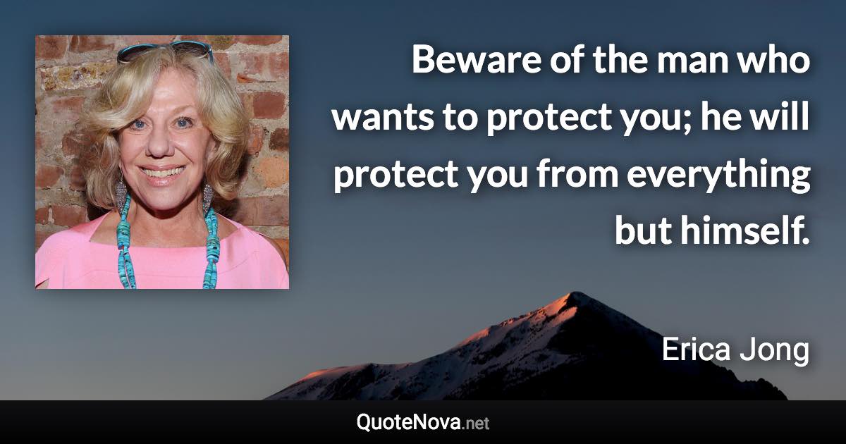 You protect wants when man to a How A