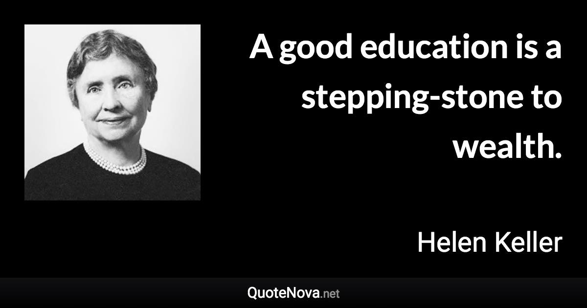 Education Quotes Helen Keller - Daily Quotes